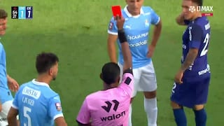 ¡Solo jugó 6 minutos! Tarjeta roja para Catriel Cabellos en Sporting Cristal vs Cienciano