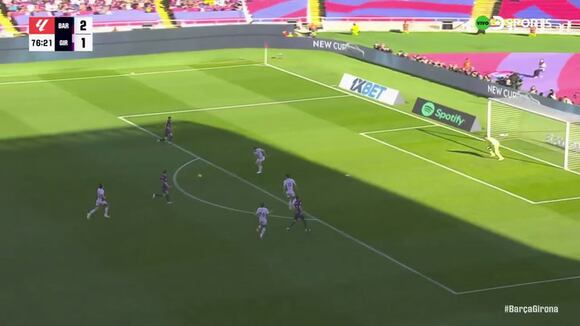 Lewandowski marca su doblete para el 3-1 del Barcelona sobre el Girona. (Video: DSports)