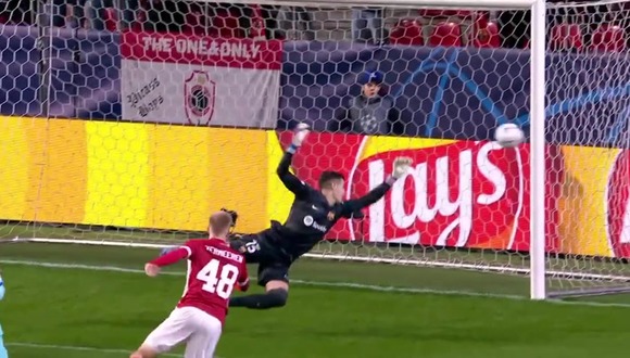 Arthur Vermeeren anota el 0-1 para el Barcelona vs. Antwerp. (Video: ESPN)