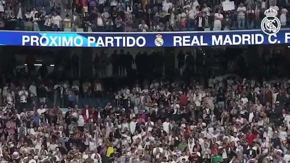 Real Madrid vs. Bayern Múnich por el partido de vuelta de la Champions League 2024. (Vídeo: @realmadrid).