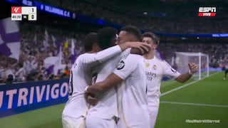 ¡Primer golpe ‘merengue’! Gol de Vinicius Jr. para el 1-0 del Real Madrid vs Villarreal