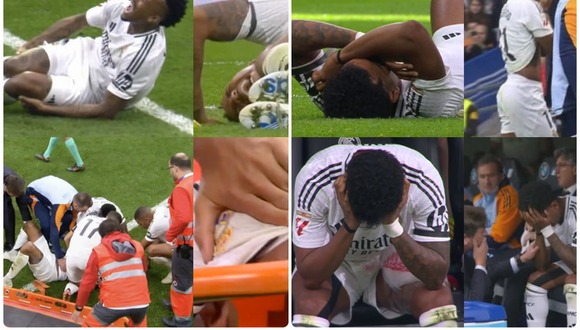 Eder Militao tuvo que salir de la cancha antes de la media hora por dura lesión ante Osasuna. (VIdeo: RM4 Arab)