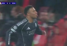 ¡No se dan tregua! Goles de Mbappé y Schjelderup para el 1-1 de Real Madrid vs. Benfica