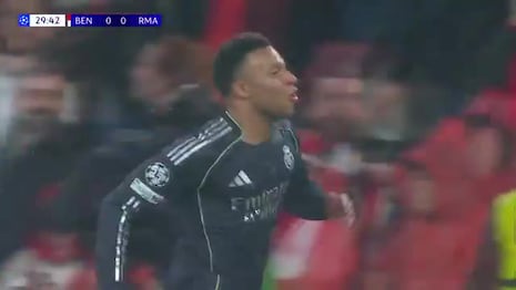 ¡No se dan tregua! Goles de Mbappé y Schjelderup para el 1-1 de Real Madrid vs. Benfica