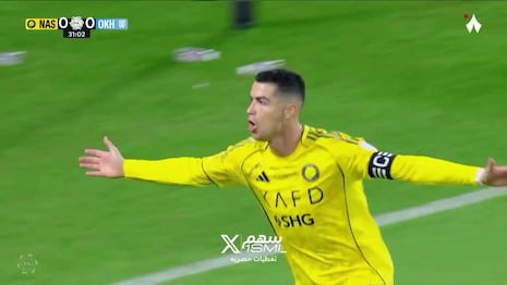 ¡Alcanzó los 956 goles! Doblete de Cristiano Ronaldo puso el 2-0 del Al Nassr vs Al Okhdood