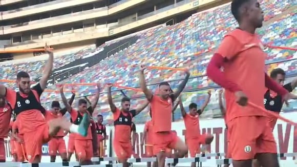 Universitario de Deportes entrenó en el Monumental para el debut en la Copa Sudamericana. (Video: Prensa U)