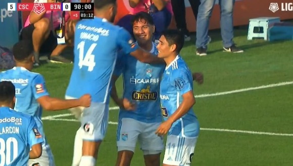 Leonardo Díaz anotó el 5-0 de Sporting Cristal vs. Binacional. (Video: Liga 1 Max)