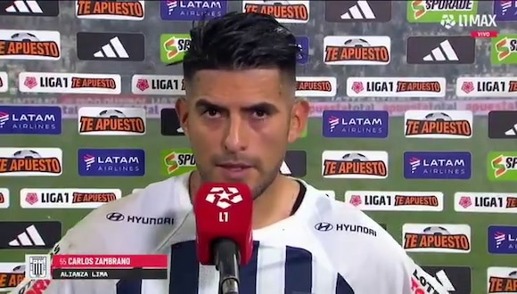 Carlos Zambrano habló sobre la molestia de los hinchas tras el empate ante ADT. (Video: L1 MAX)