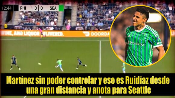 Así narraron el golazo de media cancha de Raúl Ruidíaz en Estados Unidos