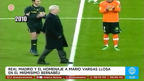 Mario Vargas Llosa y el homenaje ofrecido por Real Madrid