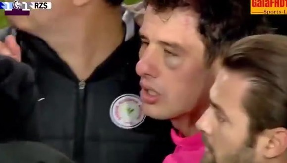 Halil Umut Meler recibió varios puñetazos y patadas de Faruk Koca, presidente del Ankaragucu.