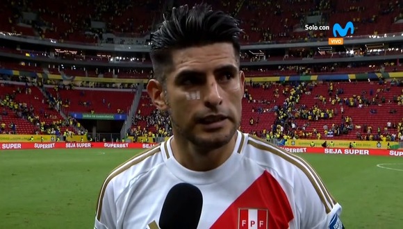 Zambrano y su autocrítica tras el 4-0 ante Brasil. (Video: Movistar)