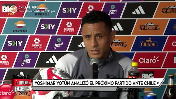 Yoshimar habla sobre cotejo ante Chile