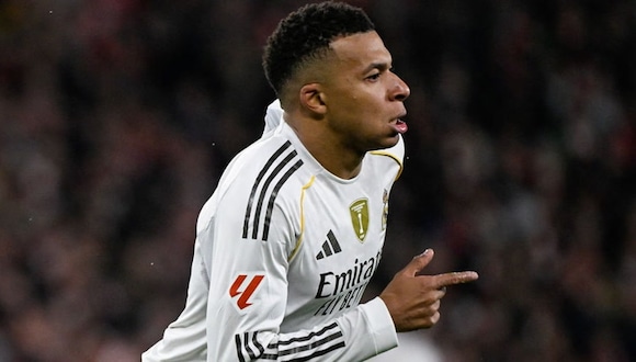 Gol de Kylian Mbappé para el 1-0 del Real Madrid vs. Athletic Club. (Video: ESPN / Foto: Getty Images)