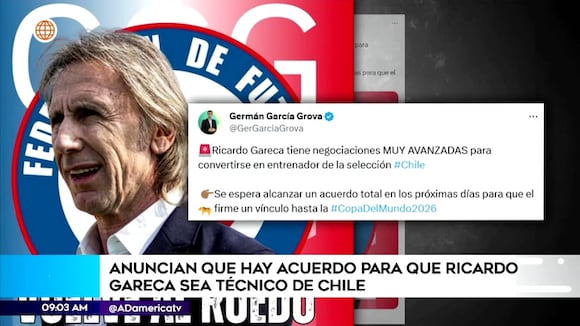 Gareca llegó a un acuerdo con Chile, informa prensa internacional