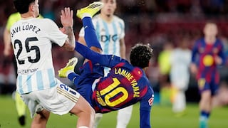 ¡‘Tijera’ para cerrar el estadio! Golazo de Lamine Yamal para el 3-0 del Barcelona vs. Real Oviedo