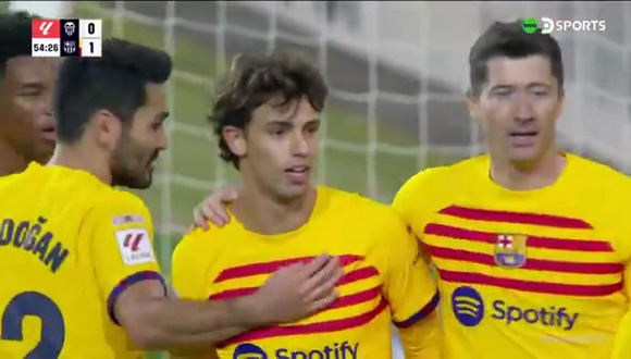 Gol de Joao Félix para el 1-0 de Barcelona vs. Valencia. (Video: DSports)