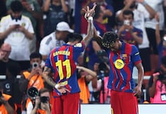 ¡Zurdazo implacable! Gol de Raphinha para el 1-0 de Barcelona vs. Real Madrid por la Supercopa