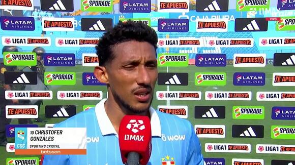 Christofer Gonzáles habló sobre el duro partido disputado ante Juan Pablo II. (Video: L1 Max)