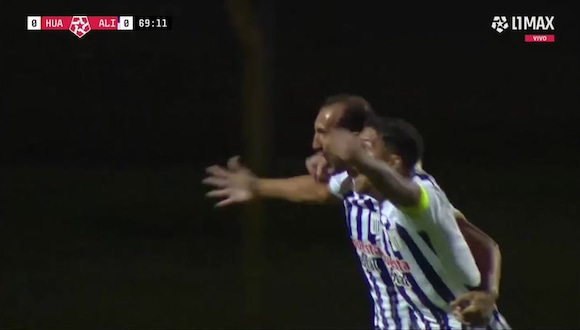 Gol de Hernán Barcos para el 1-0 de Alianza Lima vs. Sport Huancayo. (Video: L1 MAX)