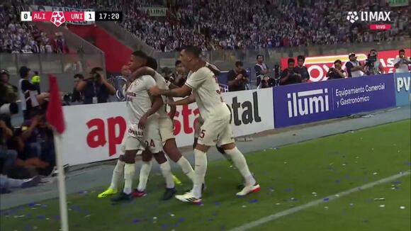 ¡Apareció por derecha! Gol de Andy Polo para el 1-0 de Universitario vs. Alianza Lima. (Video: Liga 1 MAX)