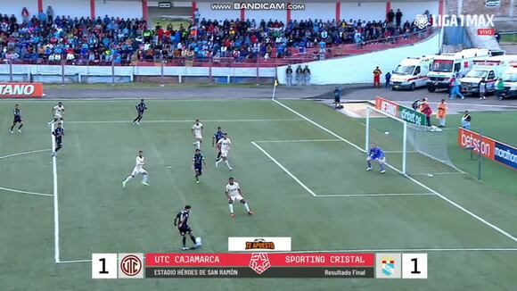 Anulan gol de Brenner Marlos por supuesta posición adelantada. (Video: Liga 1 MAX)