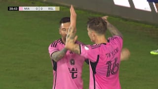 ¡Volvió la magia! Asistencia de Messi para el 1-0 de Inter Miami vs. Real Salt Lake