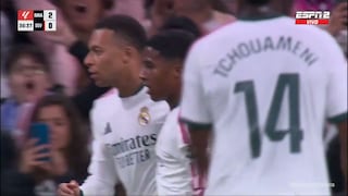 ¡Magia en el Bernabéu! Golazo de Kylian Mbappé para el 1-0 del Real Madrid vs. Sevilla