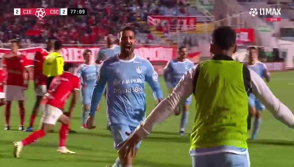 Gol de Martín Cauteruccio para el 2-2 de Sporting Cristal vs. Cienciano. (Video: L1 MAX)