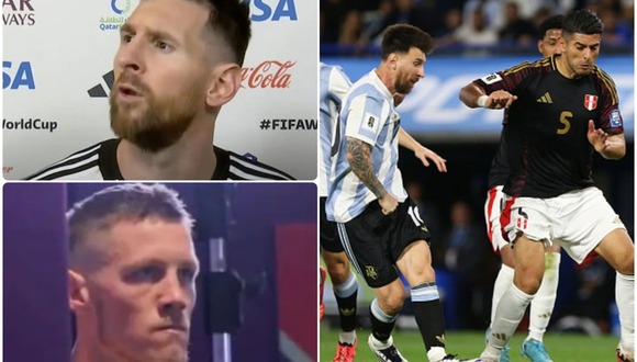 El tenso cruce entre Messi y Zambrano en La Bombonera. (Video: TyC Sports)