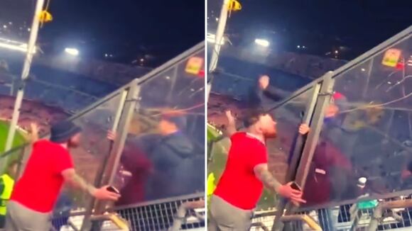 Video viral: Hincha de Manchester United en el Camp Nou