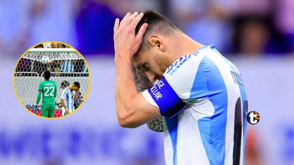 Lionel Messi quiso picarla y la estrelló contra el travesaño (Video: F:24)
