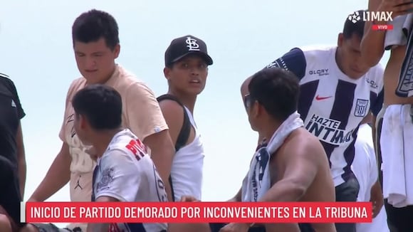 Partido entre Alianza Lima y Alianza Atlético estuvo demorado por actitud de barristas. (Video: L1 MAX)