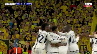¡Cabezazo y a celebrar! Gol de Dani Carvajal para el 1-0 de Real Madrid vs. Dortmund