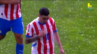 En el cierre del primer tiempo: cayó granizo en el Bolivia vs. Paraguay en El Alto