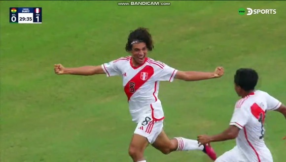 Gol de Bassco Soyer para el 1-0 de Perú sobre Bolivia por el Sudamericano Sub-17. (Video: DIRECTV)