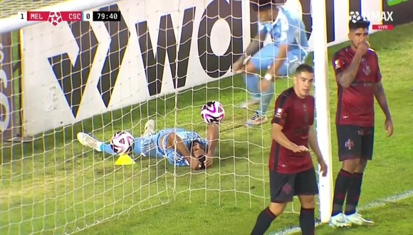 Franco Romero falló en Sporting Cristal vs. Melgar. (Video: L1 MAX)