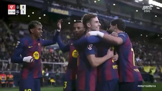 ¡Cobro y adentro! Gol de Raphinha para el 1-0 del Barcelona vs Villarreal