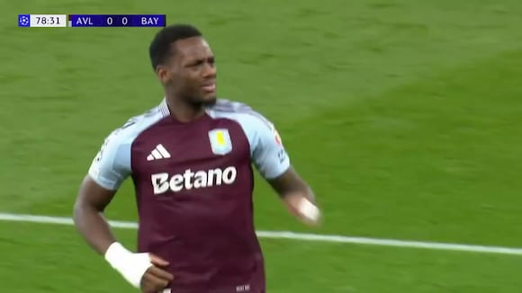 Gol de Jhon Durán en el Aston Villa vs Bayern Múnich por la Champions League. (Vídeo: ESPN).
