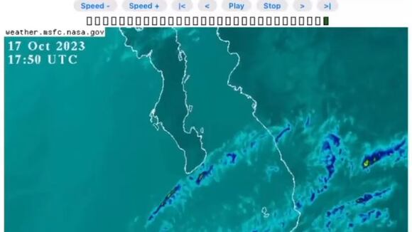 Tormenta Tropical Norma: mira el recorrido del que podría transformarse en ciclón (Video: Twitter)
