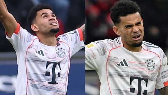 Gol de Luis Díaz para el 1-1 del Bayern vs. Bayer Leverkusen. (Video: ESPN / Foto: Getty Images)