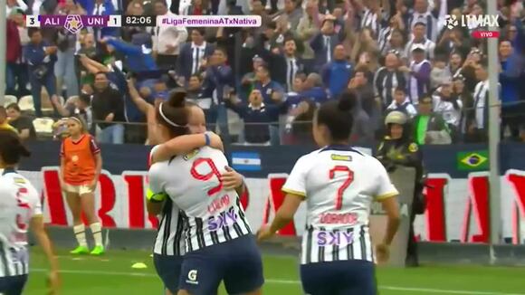 Gol de Angie Castañeda para el 3-1 de Alianza Lima vs Universitario por la final de la Liga Femenina 2024. (Vídeo: Liga 1 MAX).