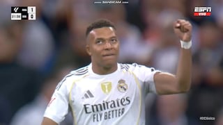 ¡Ahora sí valió! Gol de Kylian Mbappé para el 1-0 de Real Madrid vs. Barcelona