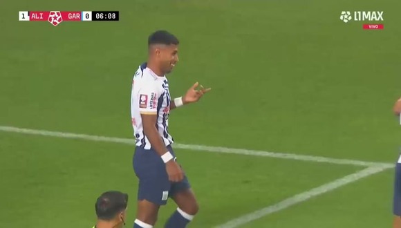 Gol de Jhamir D’Arrigo para el 1-0 de Alianza Lima vs. Garcilaso. (Video: L1 MAX)