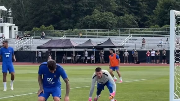 Francia vs. Marruecos por el Mundial 2026. (Video: @equipedefrance)