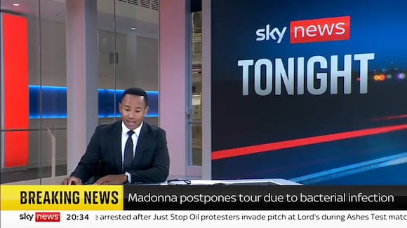 Madonna en UCI desde el sábado por grave infección | Video: Sky