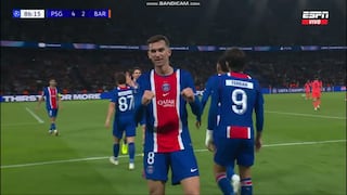¡Qué partidazo! Goles de Vitinha y Fabián Ruiz para el 4-2 del PSG vs. Barcelona