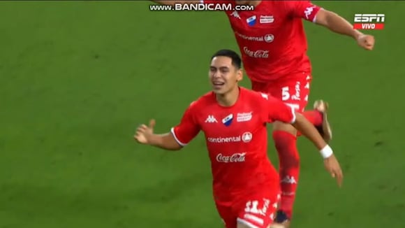 Gustavo Caballero anotó el 1-1 de Nacional vs. Sporting Cristal. (Video: ESPN)