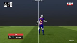 ¡Por poco! Gol anulado de Kylian Mbappé para el 1-0 de Real Madrid vs. Barcelona