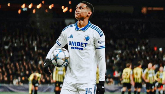 Asistencia de Marcos López con el Cophenague por la Copa Dinamarca | VIDEO: X (Gian Franco Zelaya)